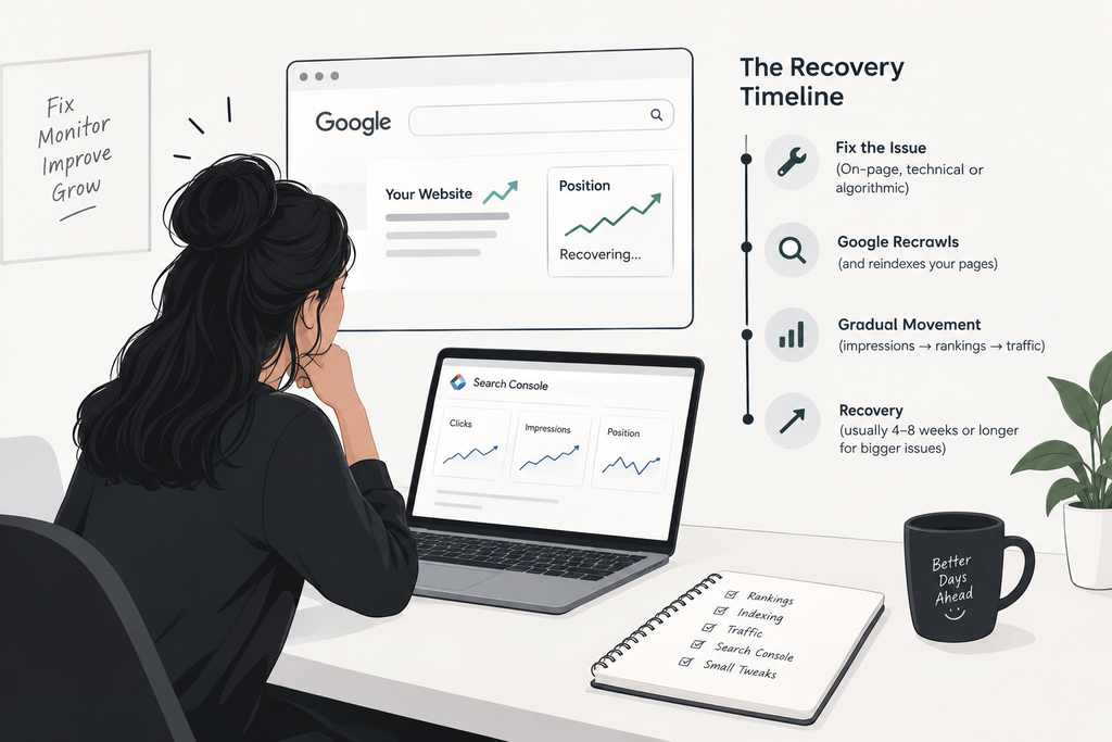 SEO Ranking Recovery Time